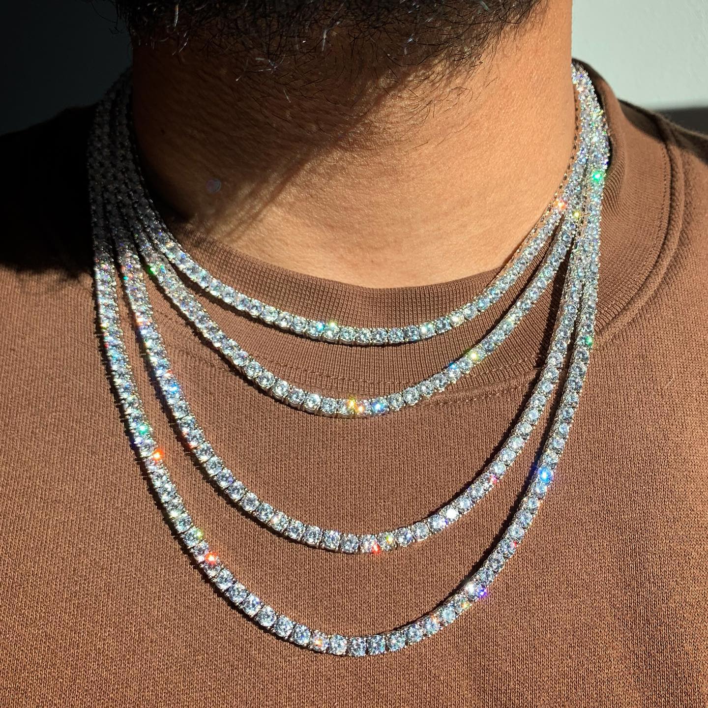 Ice Club - Tennis Bracelet & Chain