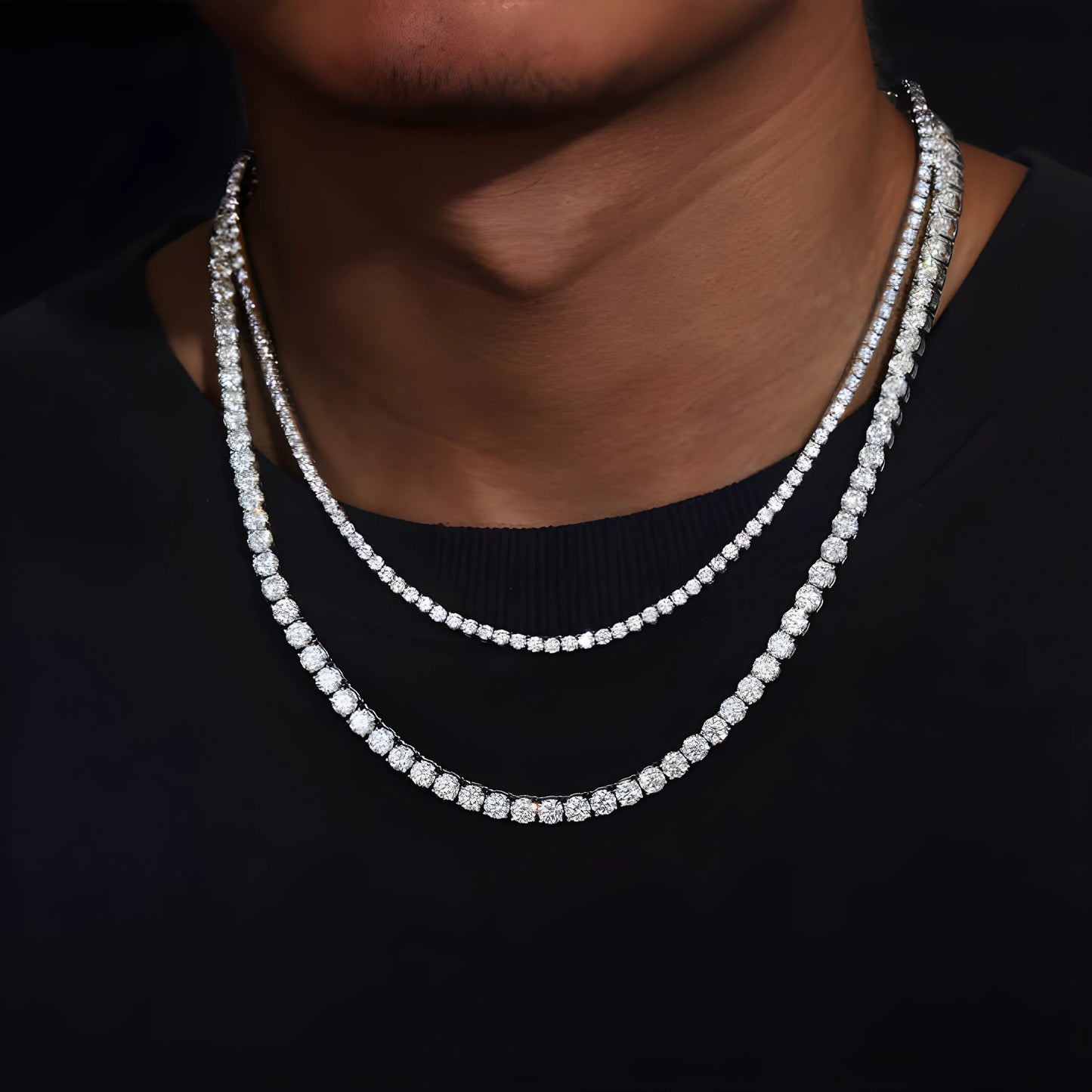 Ice Club - Tennis Bracelet & Chain